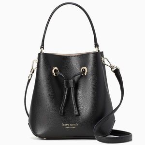 Kate Spade Small Eva Black Bucket Bag